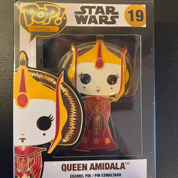 Funko Pop Queen Amidala Star Wars #19 Enamel Pin [New] - Picture 1 of 6